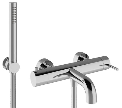 Rubinetterie Treemme X-CHANGE_mono Miscelatore Monocomando Esterno Vasca Con Doccetta In Metallo Materiale Ottone Finitura Cromata