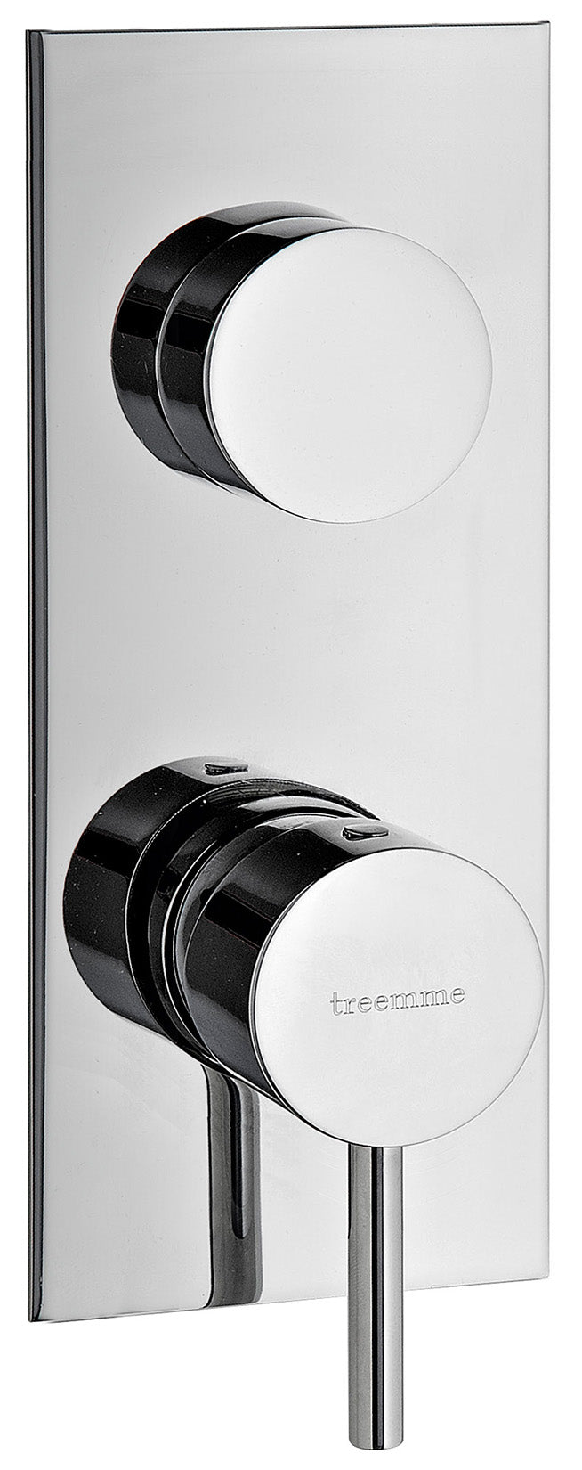 Rubinetterie Treemme X-CHANGE_mono Miscelatore Monocomando Doccia Incasso Con Deviatore 2 Uscite Materiale Ottone Finitura Cromata