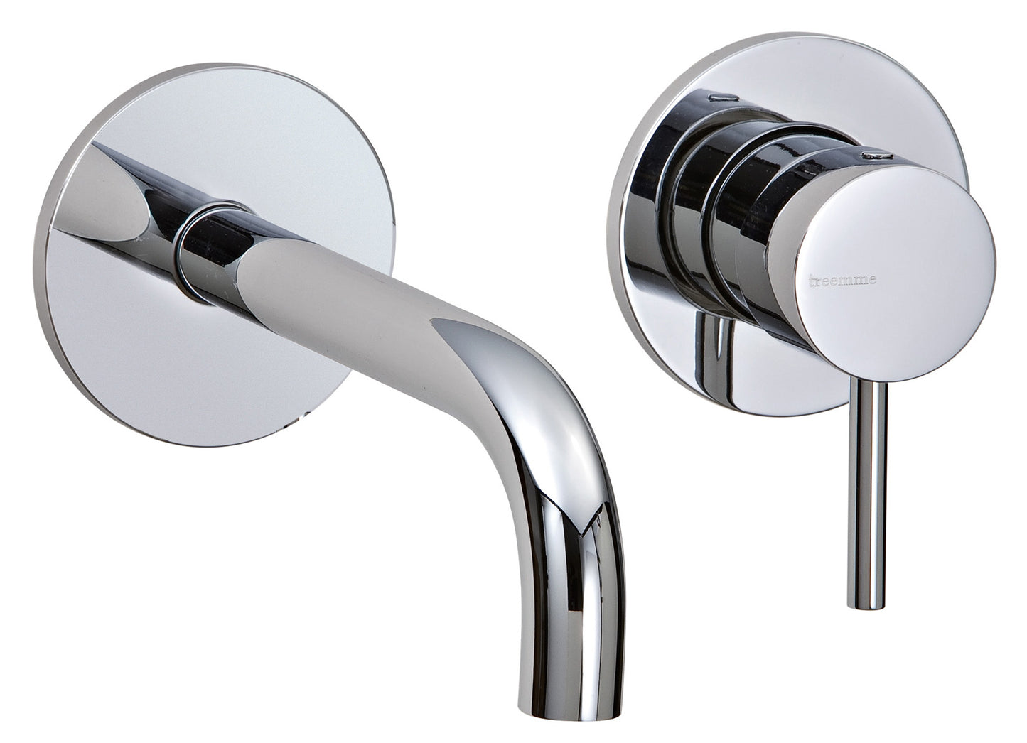 Rubinetterie Treemme X-CHANGE_mono Rubinetto Monocomando Lavabo Incasso 175 mm Senza Piastra Materiale Ottone Finitura Cromata