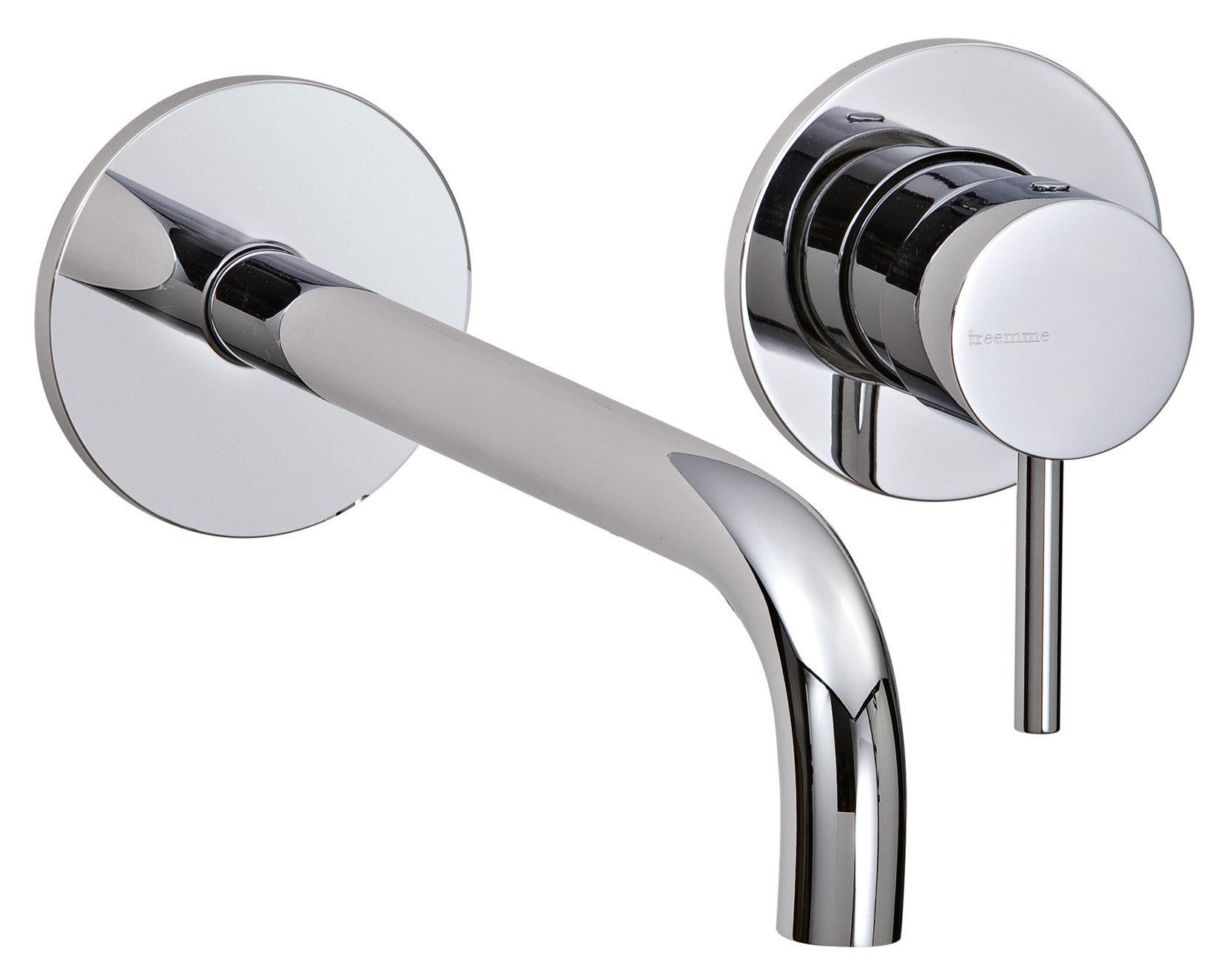 Rubinetterie Treemme X-CHANGE_mono Rubinetto Monocomando Lavabo Incasso 235 mm Senza Piastra Materiale Ottone Finitura Cromata