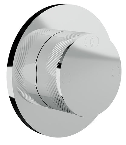 Rubinetterie Treemme X-CHANGE XR Rubinetto D'Arresto Deviatore Incasso 2 Uscite Monoforo Installazione Parete Materiale Ottone Finitura Cromata Parte Interna Esterna Incluse