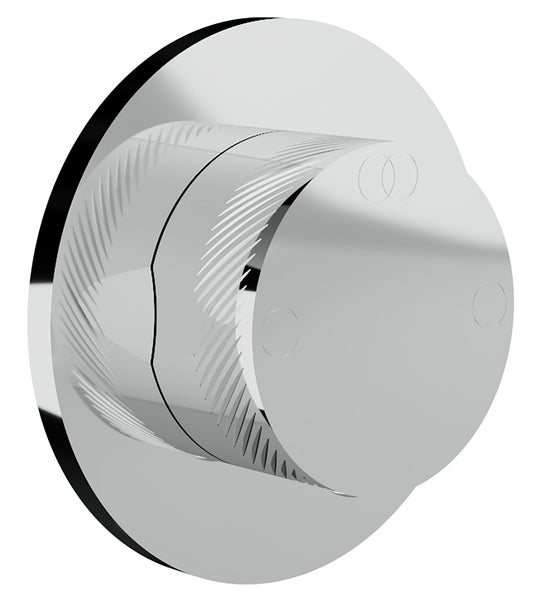 Rubinetterie Treemme X-CHANGE XR Rubinetto D'Arresto Deviatore Incasso 2 Uscite Monoforo Installazione Parete Materiale Ottone Finitura Cromata Parte Interna Esterna Incluse