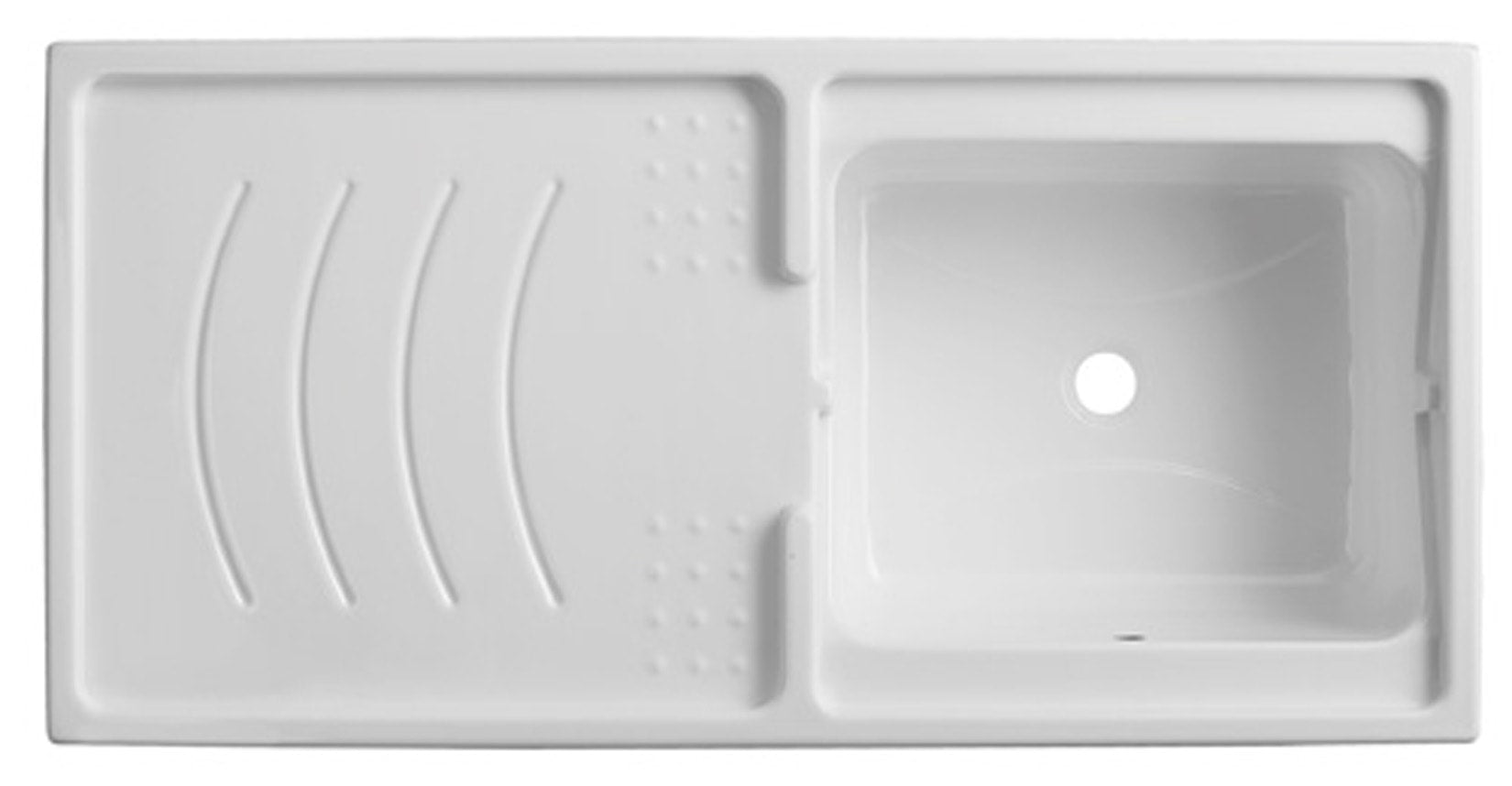 Negrari Classica Lavatoio Coprilavatrice Montato Vasca Destra Lavatrice Sinistra Bianco Anta Battente Arrotondate Cerniere Chiusura Rallentata Cestello Mobile Nobilitato Idrofugo Lavabo Polipropilene Asse Pino Interno Maniglie Cromo L124 P60 124x60 H92 cm