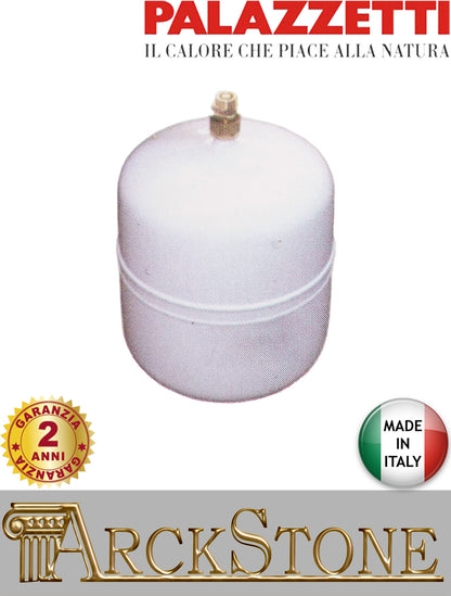 Palazzetti Vaso di espansione chiuso 5 litri 10 BAR 3/4" Dotato di membrana resistente fino a 95°C precaricato a 2,5 bar Idoneo per il circuito di distribuzione e acqua sanitaria