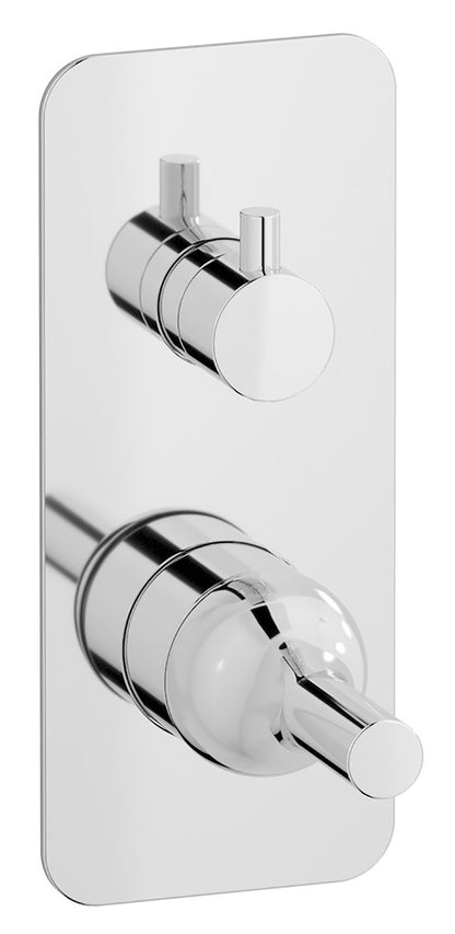 Miscelatore doccia ad incasso due vie completo marca IB rubinetti modello Batlò rubinetteria ottone cromato bagno