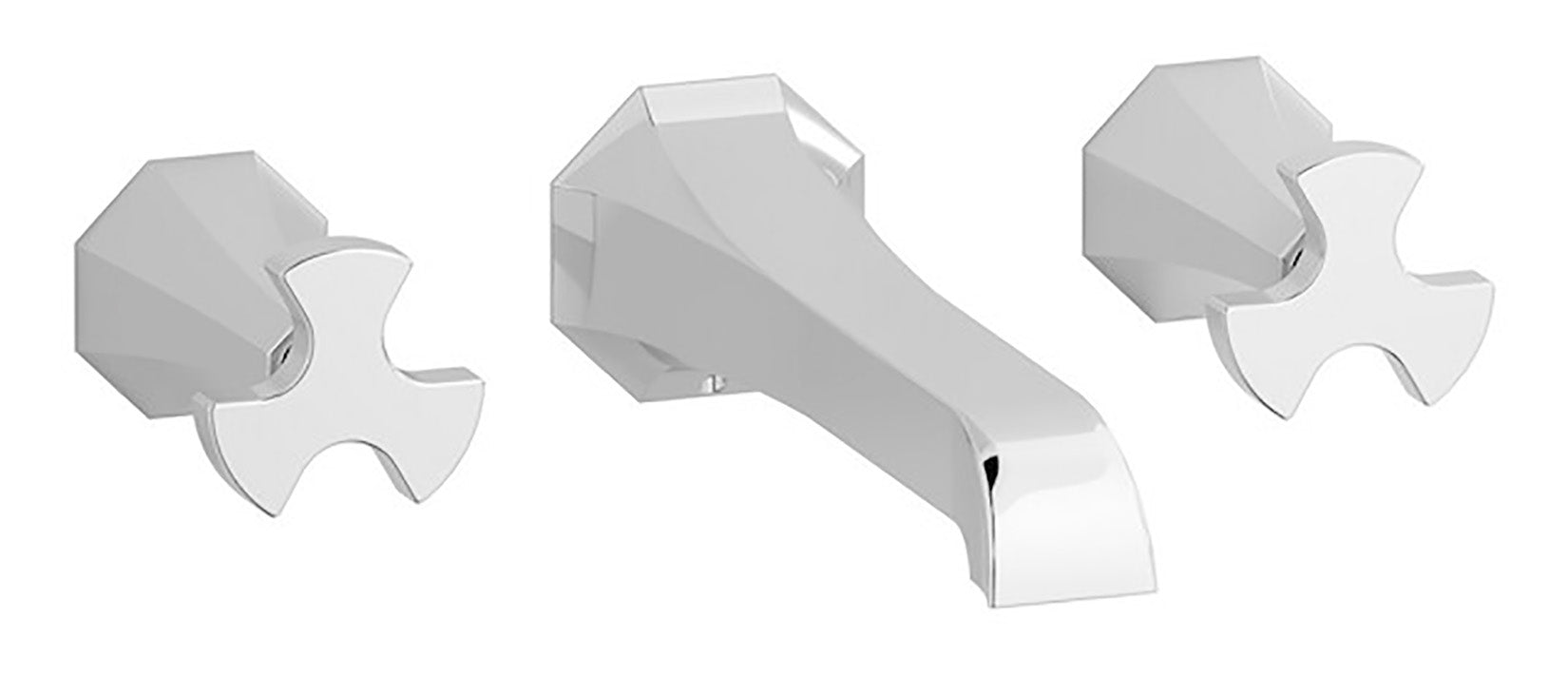 Lavabo a parete marca IB rubinetti modello Belmondo rubinetteria rubinetto ottone cromato bagno casa Rivenditore Autorizzato Campania Arredamento Arredo Finitura Cromo Fontana Acqua 10 anni garanzia qualità