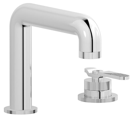 We Are Ib Rubinetti Bold Lever Flat B2394CC Miscelatore Lavabo Installazione Ad Appoggio 1 Leva 2 Fori Miscelazione Meccanica Stile Moderno Lunghezza 206,5 mm Altezza 167 mm Materiale Ottone Finitura Cromata Parte Interna Esterna Incluse