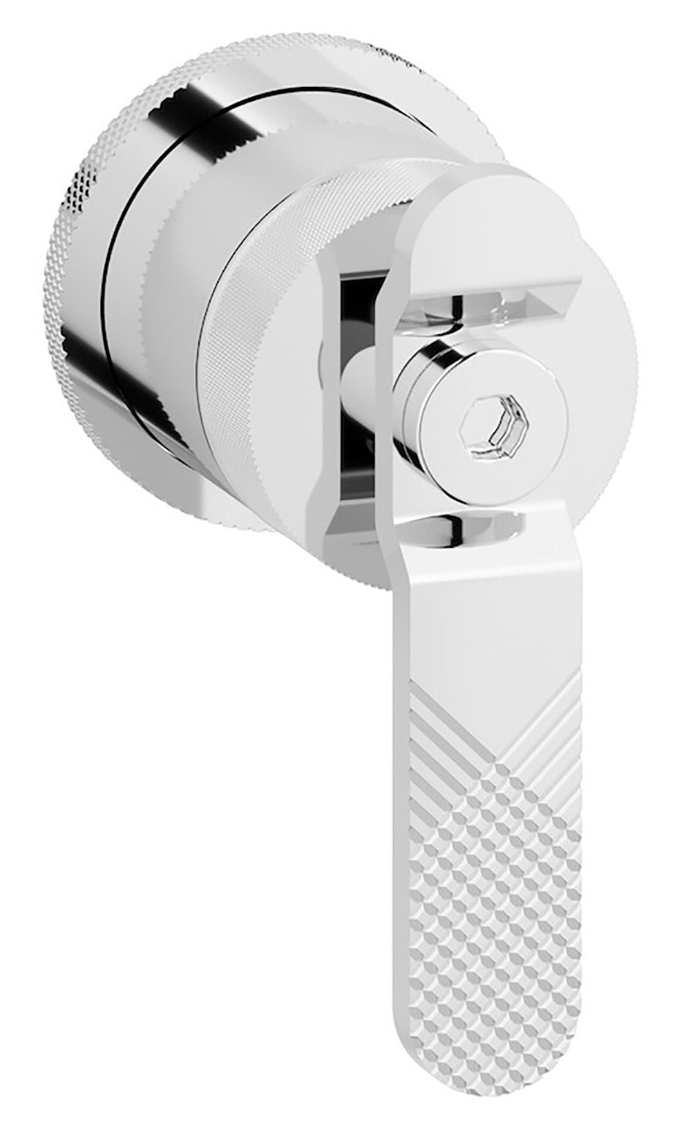 We Are Ib Rubinetti Bold Lever Flat EB2305CC Miscelatore Monocomando Doccia Incasso Muro Meccanico 1 Uscita Monoforo 1 Manopola 1 Anello Tondo Materiale Ottone Finitura Cromata Completo Parte Interna Esterna Incluse