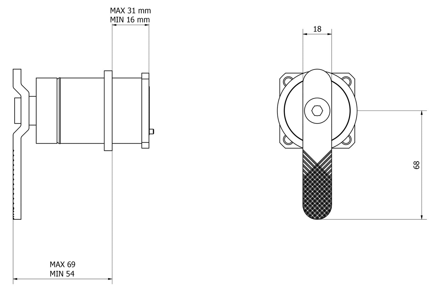 We Are Ib Rubinetti Bold Lever Flat EB2305CC Miscelatore Monocomando Doccia Incasso Muro Meccanico 1 Uscita Monoforo 1 Manopola 1 Anello Tondo Materiale Ottone Finitura Cromata Completo Parte Interna Esterna Incluse