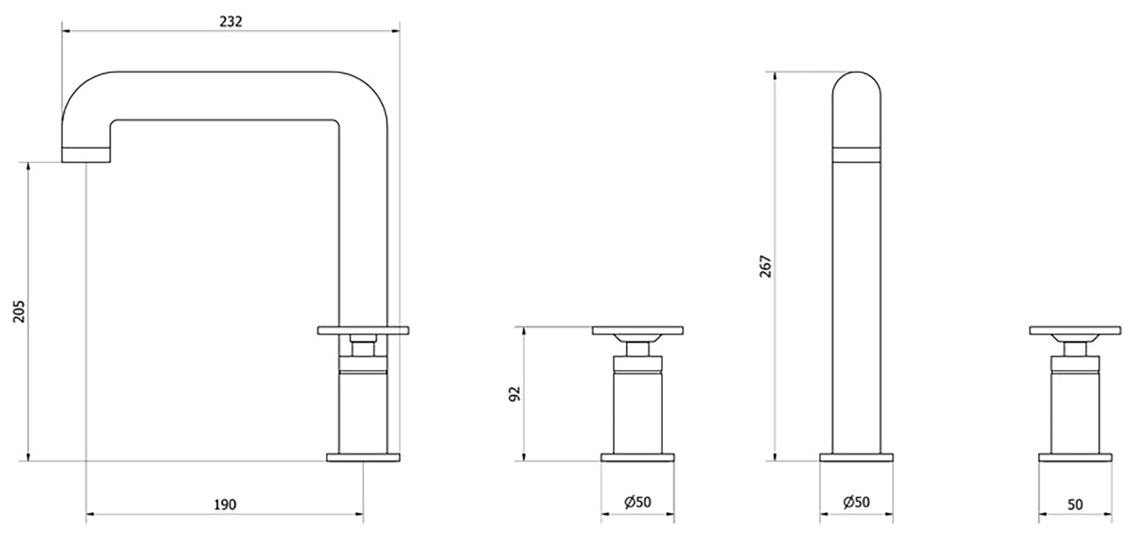 Miscelatore lavabo alto marca IB Rubinetti modello Bold Round finitura ottone cromato appoggio tre fori due leve tonde completo piletta scarico click-clack rubinetto rubinetteria mix fontana bagno rivenditore autorizzato campania napoli garanzia 10 anni