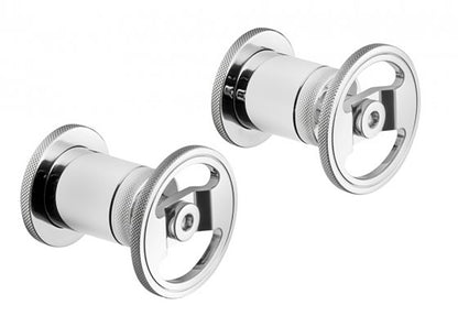 Rubinetti arresto marca IB Rubinetti modello Bold Round finitura ottone cromato parete leva tonda incasso muro rubinetteria mix arredo bagno home acqua azienda arredamento casa rivenditore autorizzato campania napoli garanzia 10 anni qualità made in italy