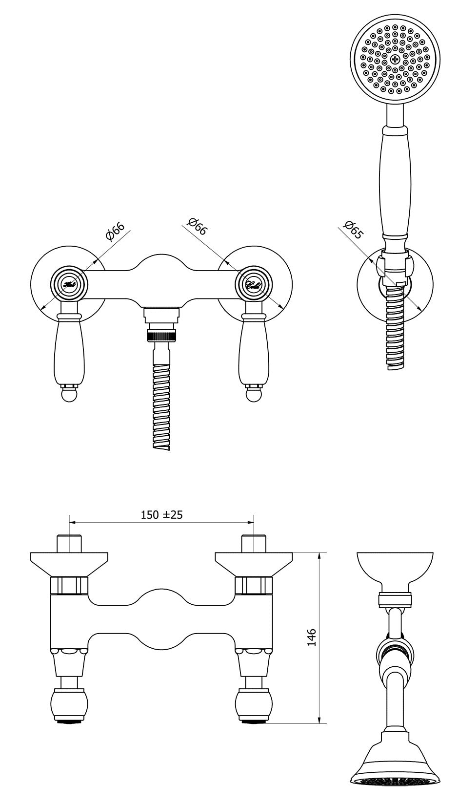 Miscelatore doccia a parete esterno completo di kit doccia marca IB rubinetti modello Hermes Elle rubinetteria rubinetto ottone cromato bagno casa parete muro fontana finitura cromo rivenditore autorizzato campania arredamento made in italy garanzia