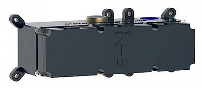 We Are Ib Rubinetti Batlò EBI406CC Miscelatore Monocomando Lavabo Incasso Completo Parete 1 Leva 2 Fori Meccanico Moderno Senza Piastra Lunghezza 185 mm Con Piletta di Scarico Click Clack Ottone Cromata Parte Interna Esterna Incluse