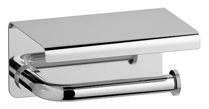 We Are Ib Rubinetti Officina OF017CC Porta Rotolo Per Carta Igienica Con Copertura Larghezza 210 mm Profondità 140 mm Altezza 100 mm Installazione Parete Materiale Ottone Finitura Cromata Stile Moderno