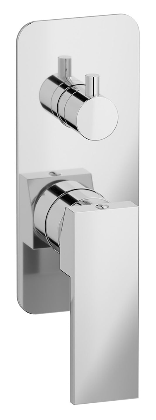 Miscelatore doccia incasso due vie completo marca IB rubinetti modello Rubacuori rubinetteria rubinetto ottone cromato fontana finitura cromo rivenditore autorizzato qualità campania arredamento garanzia 10 anni azienda certificata made in italy