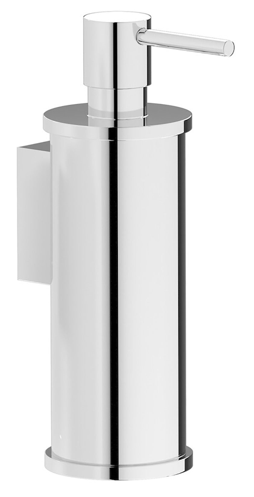 We Are Ib Rubinetti Solferino SO002CC Porta Dispenser Sapone Liquido Per Bagno Installazione a Parete Materiale Ottone Finitura Cromata Stile Moderno