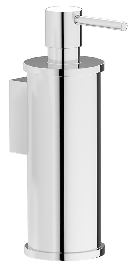 We Are Ib Rubinetti Solferino SO002CC Porta Dispenser Sapone Liquido Per Bagno Installazione a Parete Materiale Ottone Finitura Cromata Stile Moderno