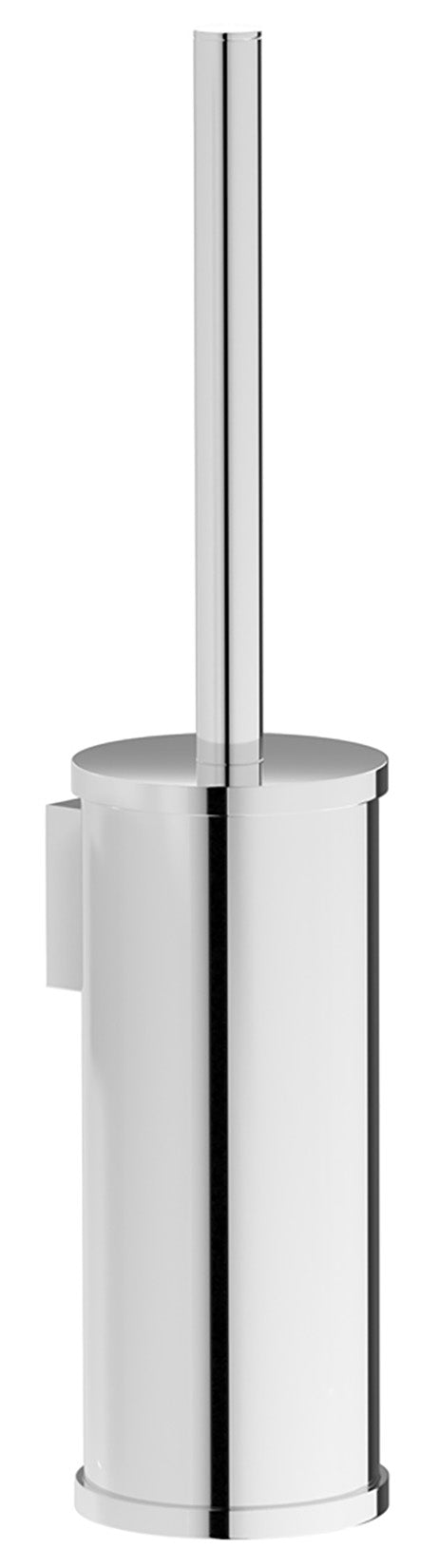 We Are Ib Rubinetti Solferino SO012CC Portascopino da Terra o a Parete Per Bagno Altezza 401 mm Diametro Ø 85 mm Installazione Ad Appoggio Parete Materiale Ottone Finitura Cromata Stile Moderno