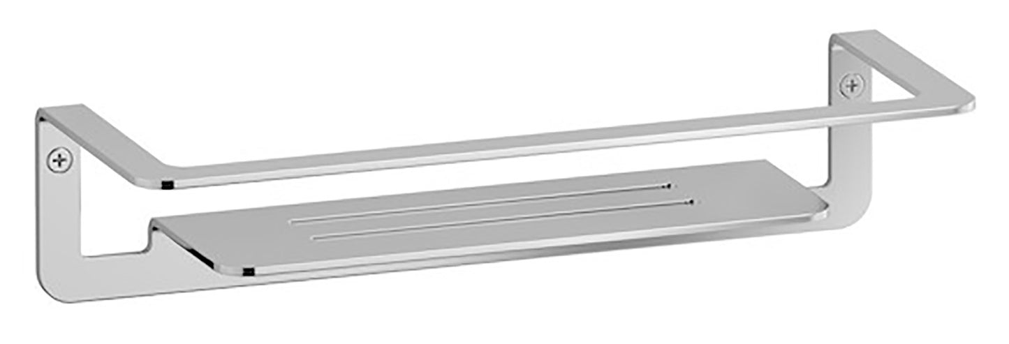 We Are Ib Rubinetti Solferino SO015CC Mensola Porta Oggetti Per Bagno Lunghezza 300 mm Profondità 110 mm Altezza 70 mm Installazione Parete Materiale Ottone Finitura Cromata Stile Moderno