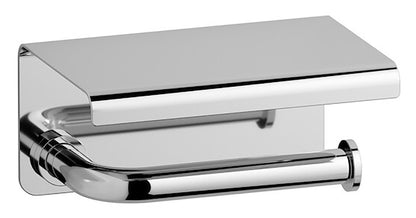 We Are Ib Rubinetti Solferino SO017CC Porta Rotolo Per Carta Igienica Con Copertura Larghezza 210 mm Profondità 140 mm Altezza 100 mm Installazione Parete Materiale Ottone Finitura Cromata Stile Moderno