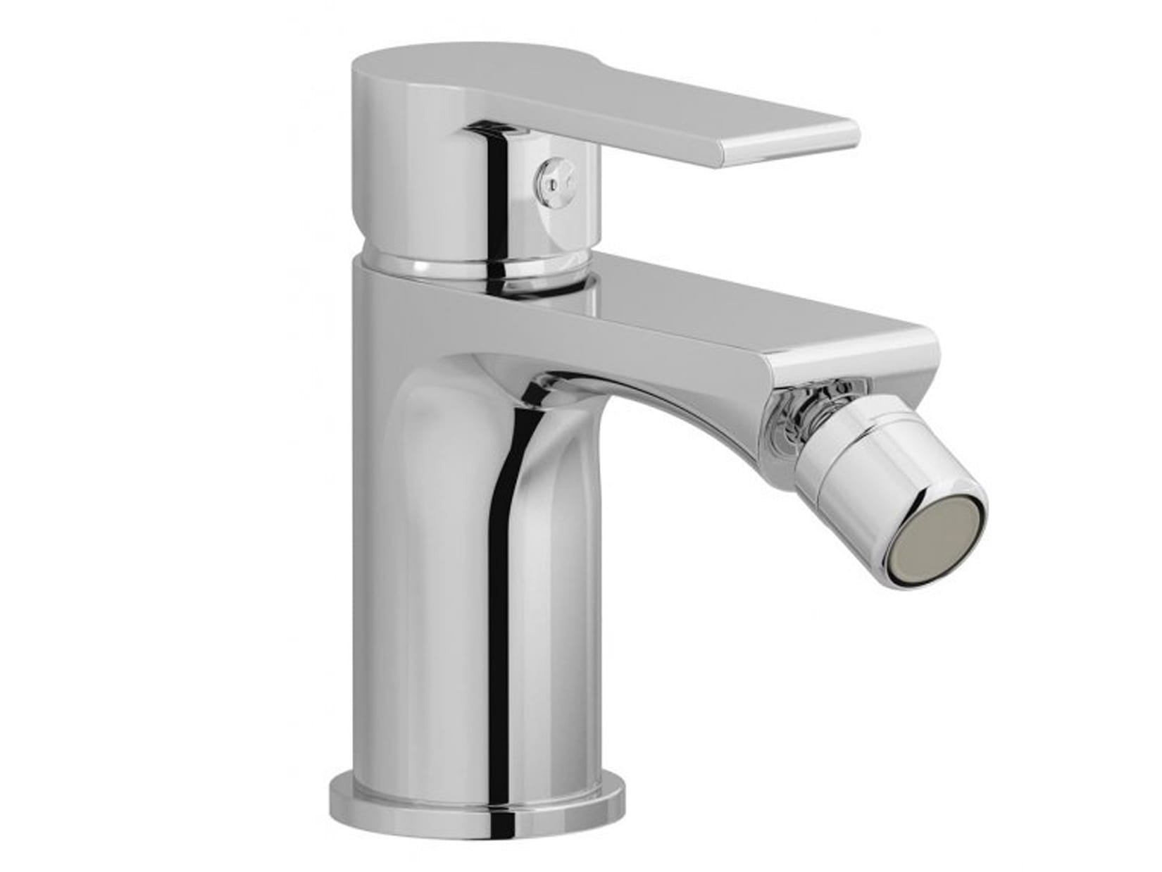 IB Rubinetti WHYNOT? Miscelatore Monoforo Monocomando Bidet Installazione Appoggio Con Piletta Di Scarico Click - Clack Stile Moderno Materiale Ottone Finitura Cromata