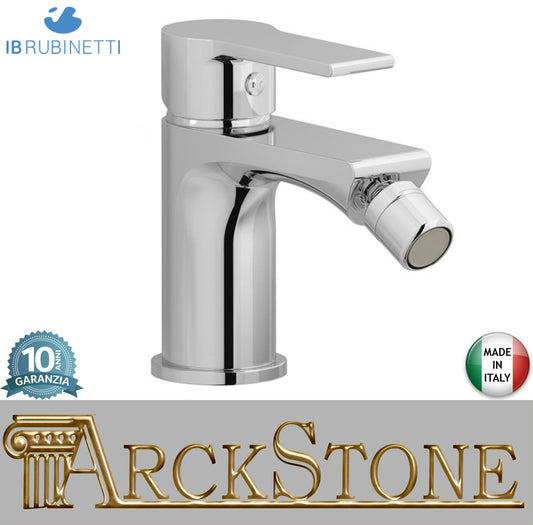 IB Rubinetti WHYNOT? Miscelatore Monoforo Monocomando Bidet Installazione Appoggio Con Piletta Di Scarico Click - Clack Stile Moderno Materiale Ottone Finitura Cromata