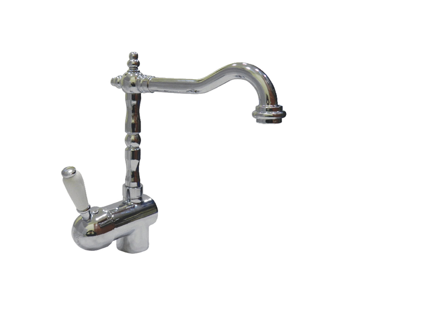 Monoforo Miscelatore Lavabo Senza Scarico con Vitone Ceramico Duemmeggi Oxford Ottone Finitura Cromata Lunghezza 195 mm Altezza 260 mm Made in Italy Garanzia 5 Anni