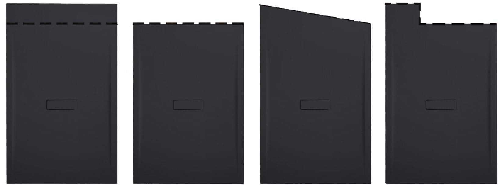 Novellini Custom Piatto Doccia Dimensione 120x100 Altezza Spessore 3,5 cm Colore Nero Installazione Appoggio Filo Pavimento Sagomabile Superficie Liscia Materiale Metacrilato Compreso Piletta Scarico e Copri Piletta