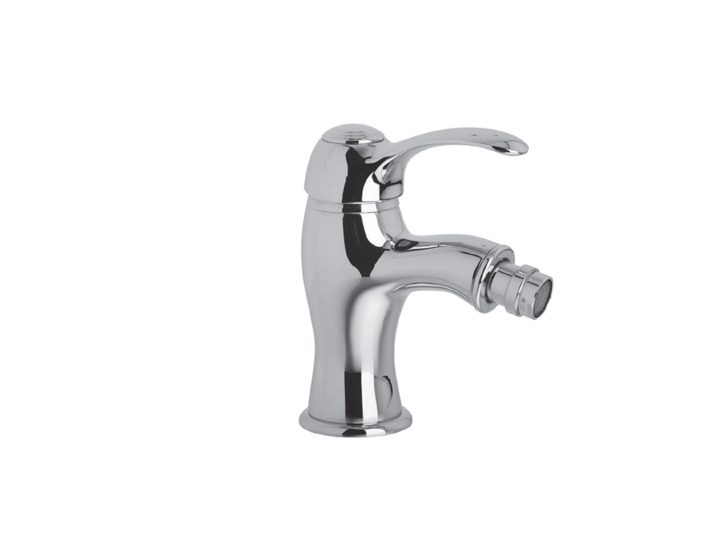 Miscelatore Bidet con Piletta Scarico Automatico 1" 1/4" Duemmeggi Zeta Appoggio Monoforo 1 Foro Monocomando 1 Leva Manopola Materiale Ottone Finitura Cromata Stile Classico Made in Italy Garanzia 5 Anni