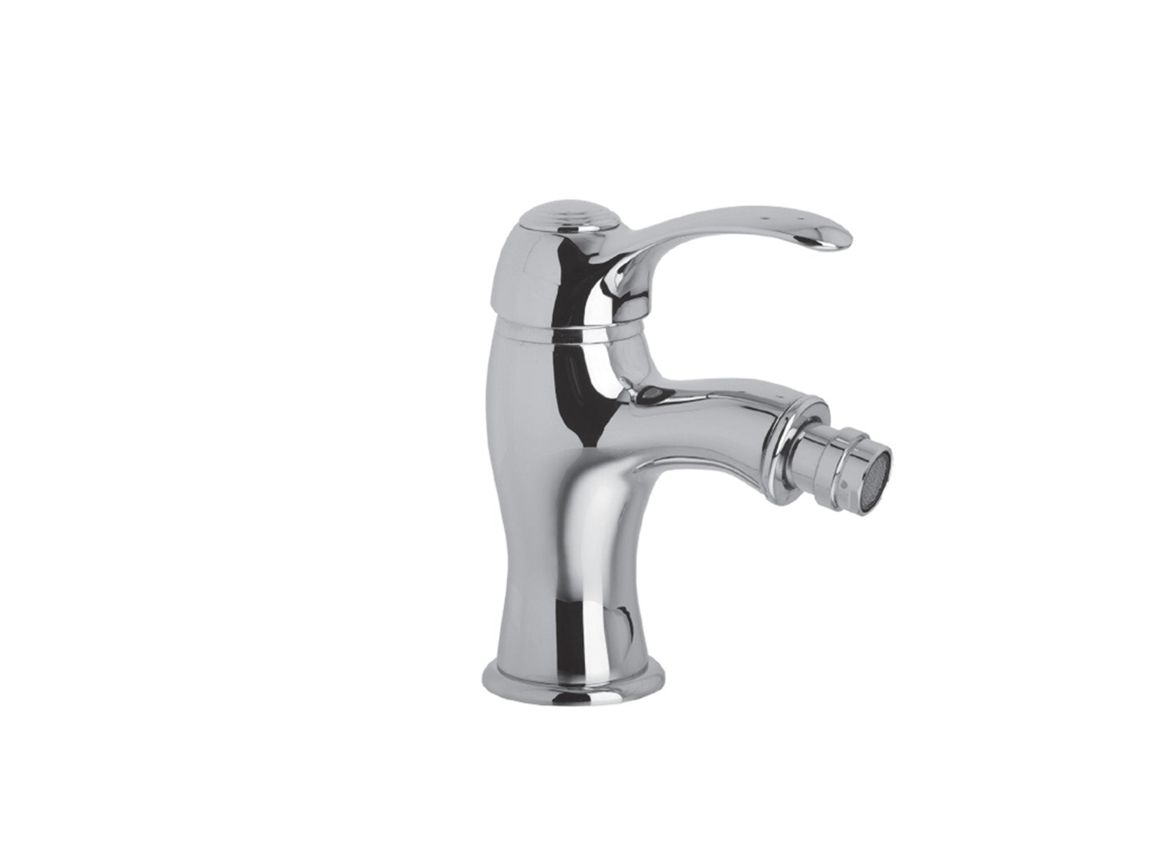 Miscelatore Bidet con Piletta Scarico Automatico 1" 1/4" Duemmeggi Zeta Appoggio Monoforo 1 Foro Monocomando 1 Leva Manopola Materiale Ottone Finitura Cromata Stile Classico Made in Italy Garanzia 5 Anni